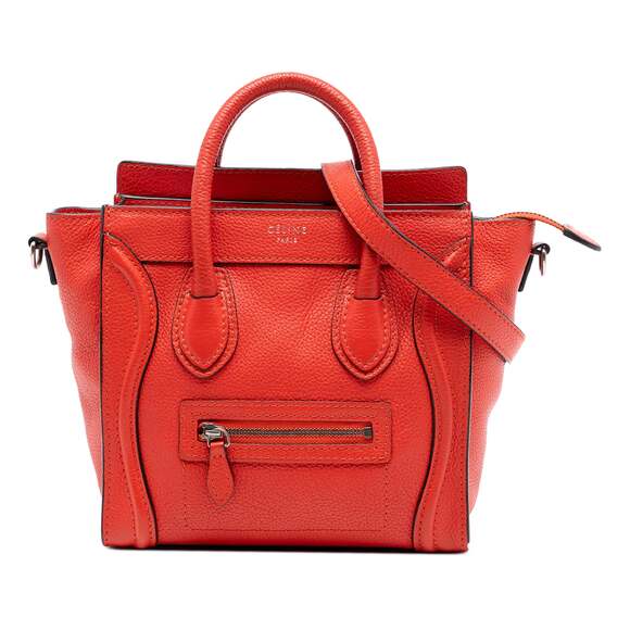 Celine Handbags - Celine Luggage Bag Grainy Leather Mini #311702C90B